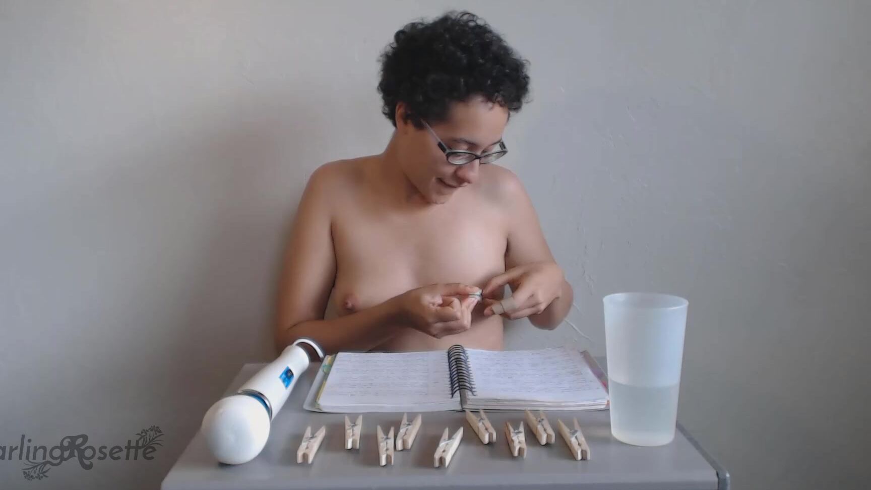 Darlingrosette Girls Reading And Hitachi Edging