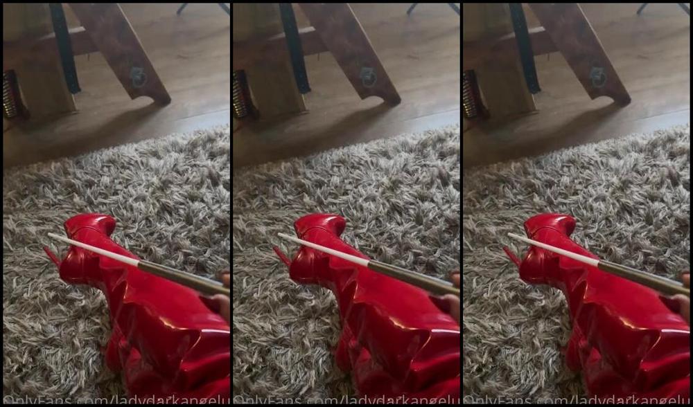 Ladydarkangeluk Onlyfans Which Do You Like Boots Or Cane