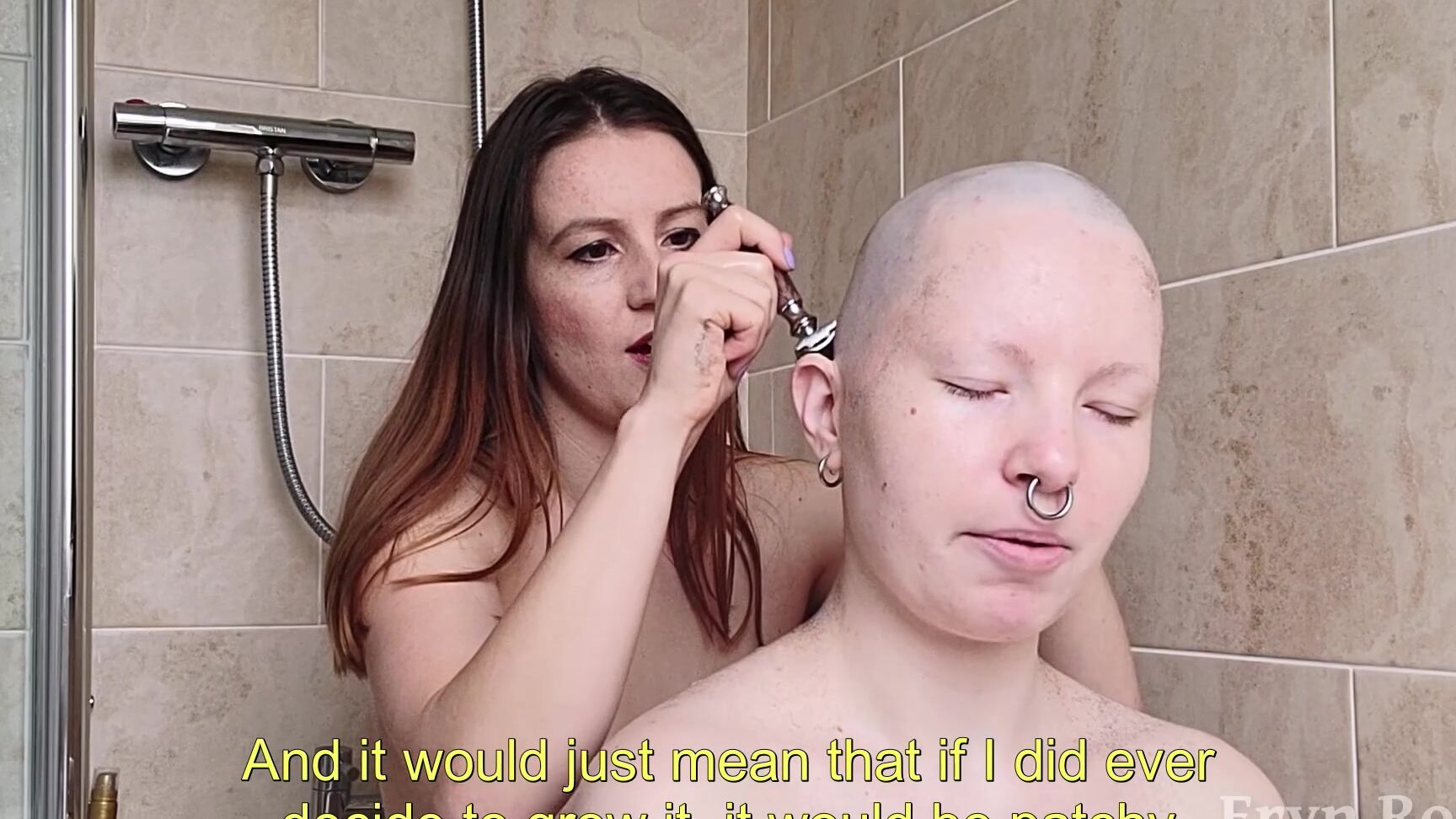 Erynrose Full Film This Lovely Chatty Headshave With Scarlotrose