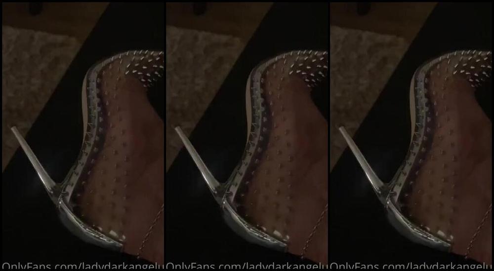 Ladydarkangeluk Onlyfans Shoes For My Next Session Spikes