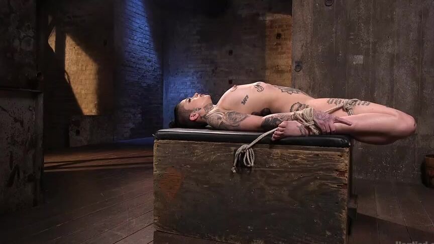 Humiliation, Torture, Bondage, BDSM Leigh Raven. Tattooed Pain Slut Endures Brutal Bondage with Agonizing Torment SiteRip