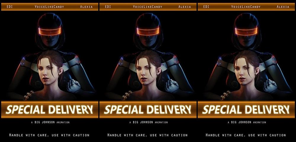 Deepthroat, Fantasy, Mass Effect, Anal, Oral, Huge cock Special Delivery Mix