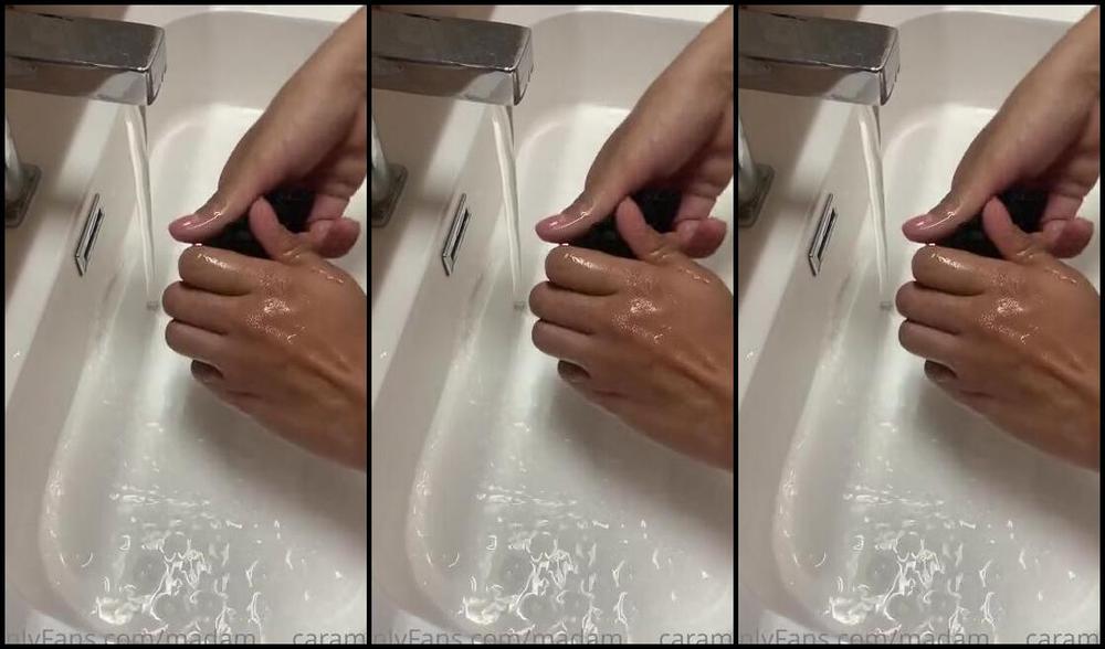 Madam Caramel Onlyfans Panty And Pantyhose Washing Whilst Reciting The Mantra Dailytraining