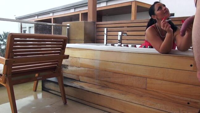 Ezada Sinn - Femdom Fun In The Jacuzzi Clips4Sale