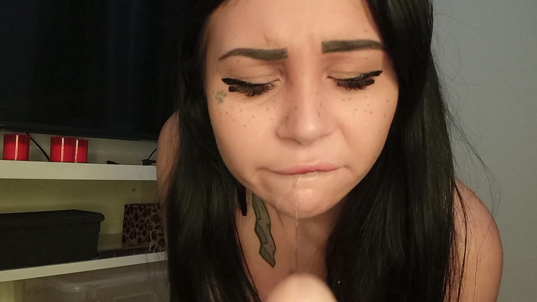 Blowjob, Deepthroat, Dildo Sucking, Licking, Swallowing / Drooling hot-and-messy-blowjob ManyVids