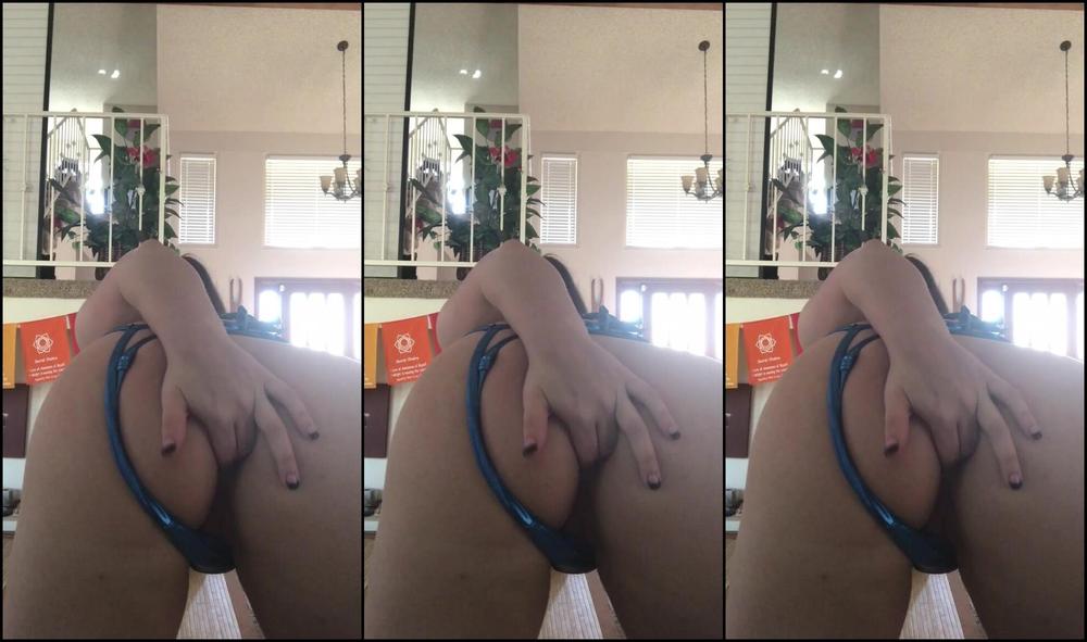 Anal, Ass, Anal Masturbation, Anal Play savannah rose anal toys with blue scrappy outfit ManyVids