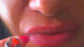 Abusivepinup Sparkle Lips Smoking Pov