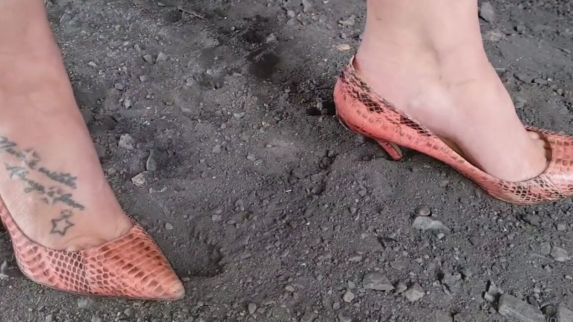 Kats Worn Heels Nicknamed Katswornheels Onlyfans Punishing My Snakeskin Jimmy Choo Anouks