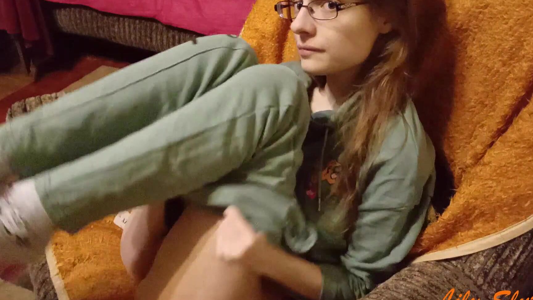 Lily Slutty Cute teen girl masturbates while her parents are in the next room Pornhub