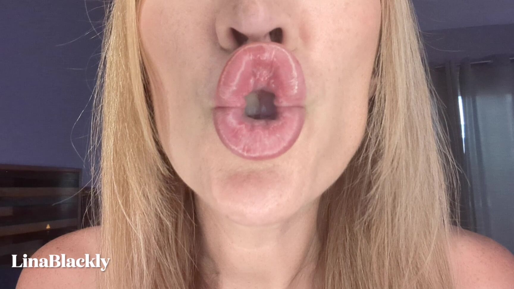 "LinaBlackly" lips, mouthfetish, mouthsounds, pov, pucker, smile, squarelips, teeth Square Shape Lips Fetish Natural Makeup manyvids
