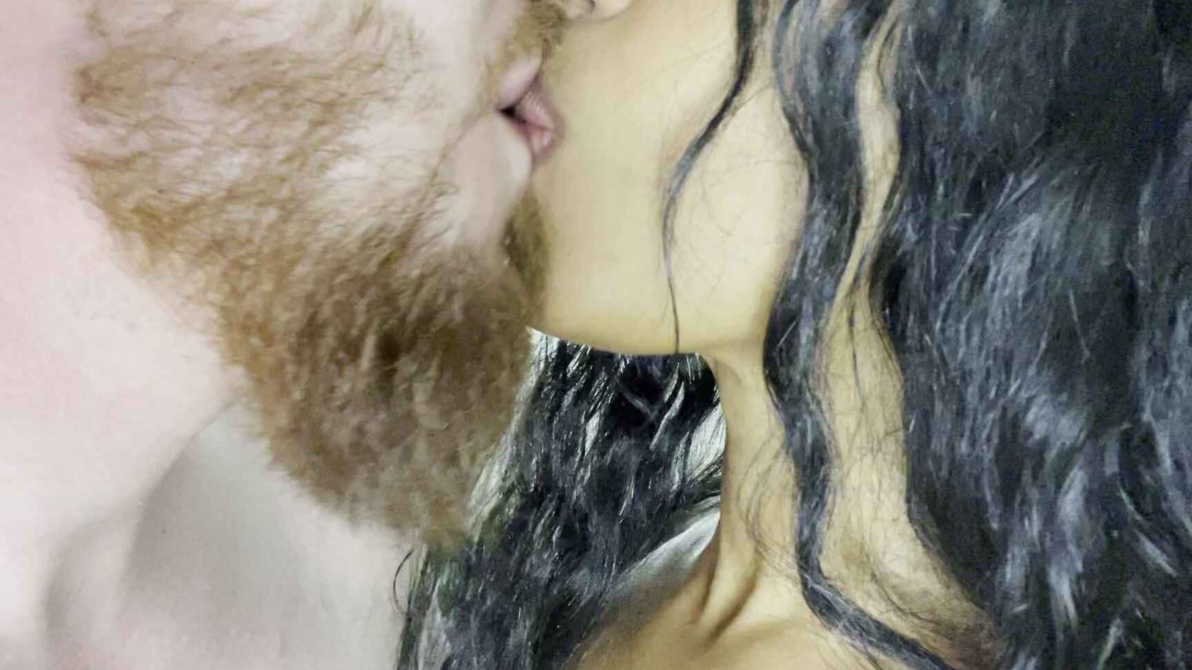 Kissing, POV, Ebony, Interracial, French french kiss pov ManyVids