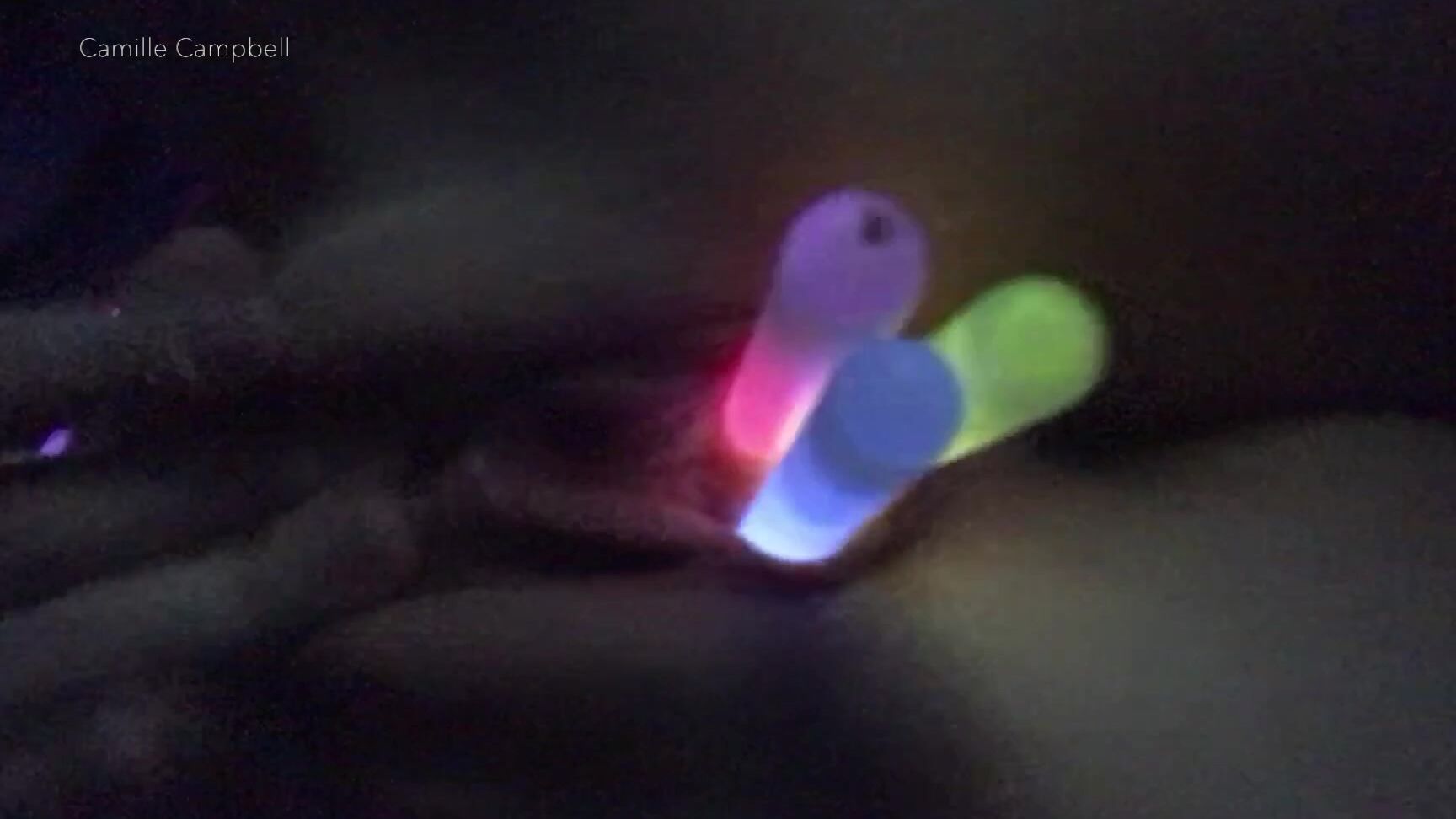 Camille Campbell Snapchat Glowstick Solo Fuck P Hd