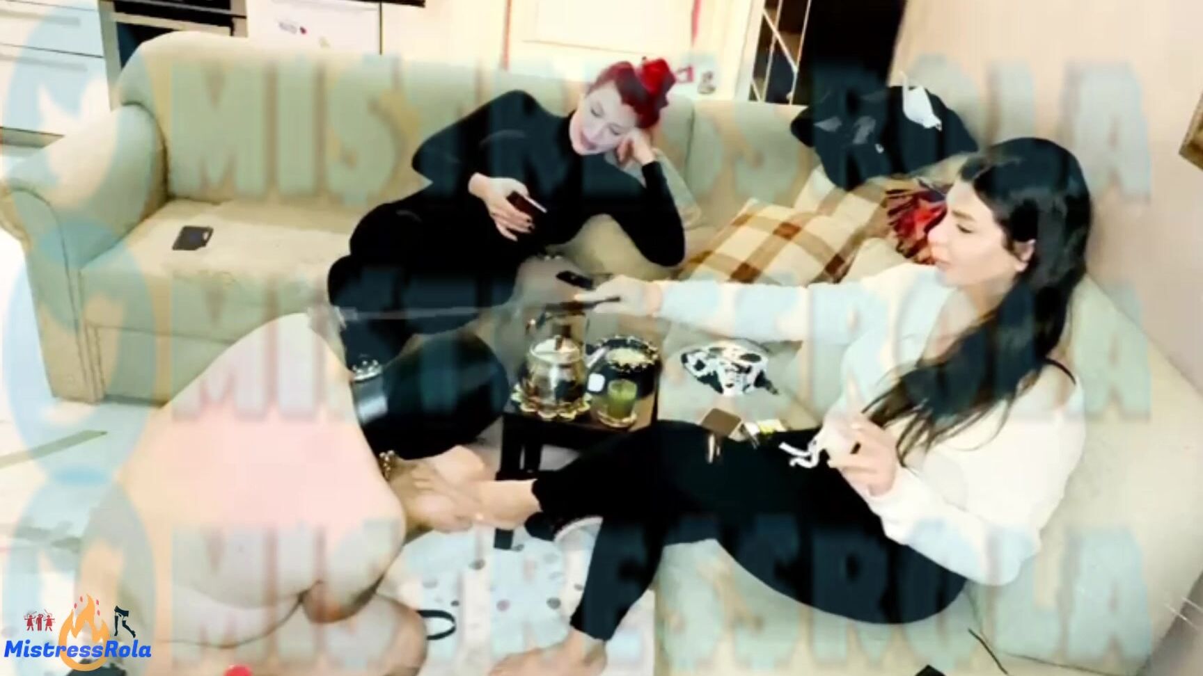 Mistressrola Threesome Mistressrola Sara And Slave