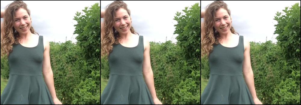 Littletabby Cunt Tease In The Garden