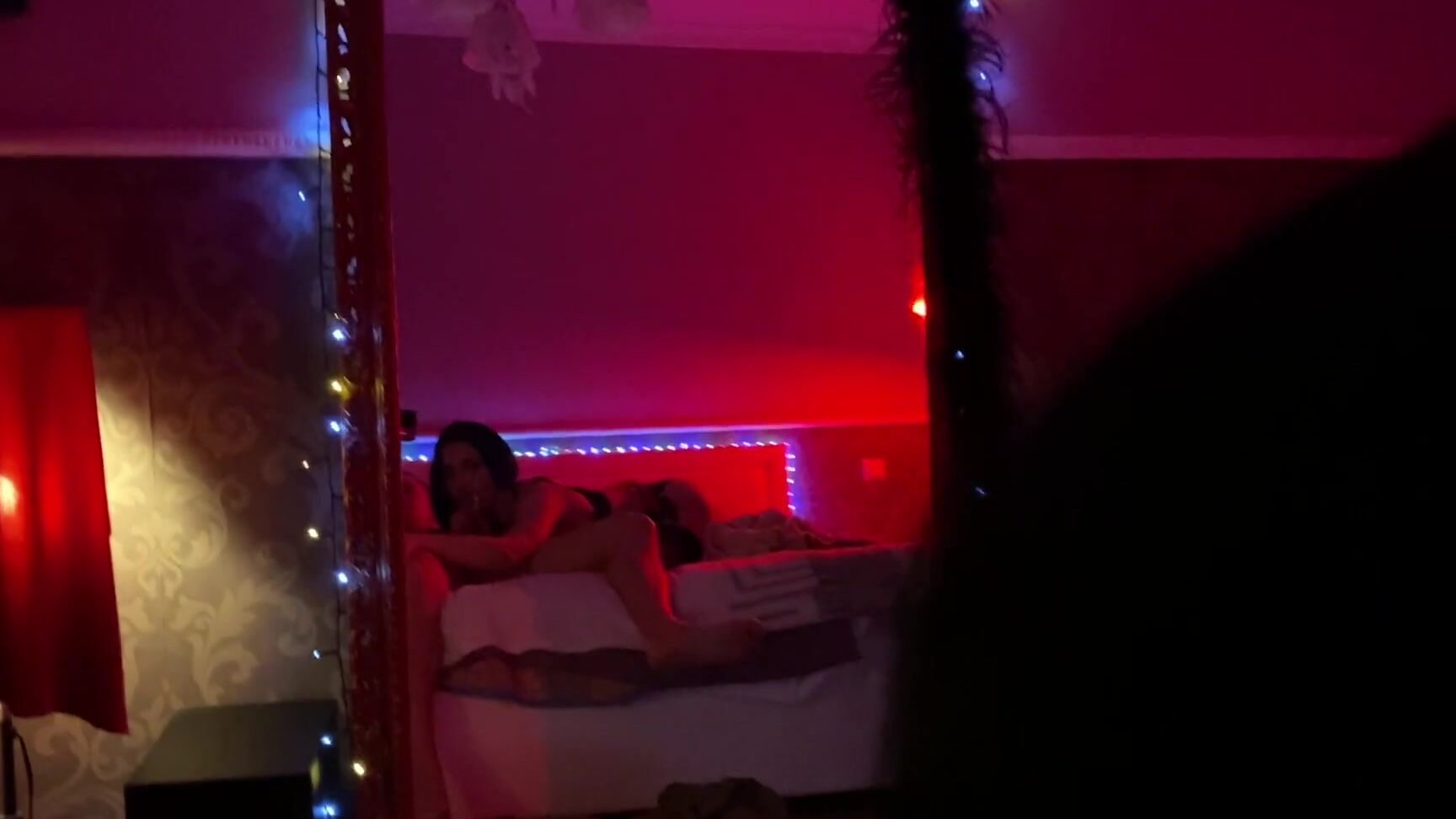 She Sucked And Fucked Me In Black Nylon Stockings And Red Belt Slowlytease