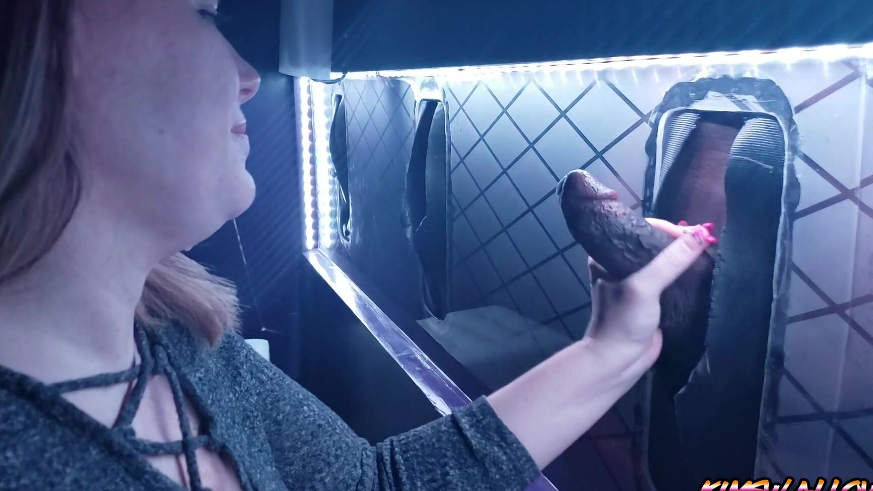 Big Dicks,Blowjob,Cum Swallowers,Gloryhole,Swallowing / Drooling kimswallows gloryhole humpday 3 loads with throatpie ManyVids