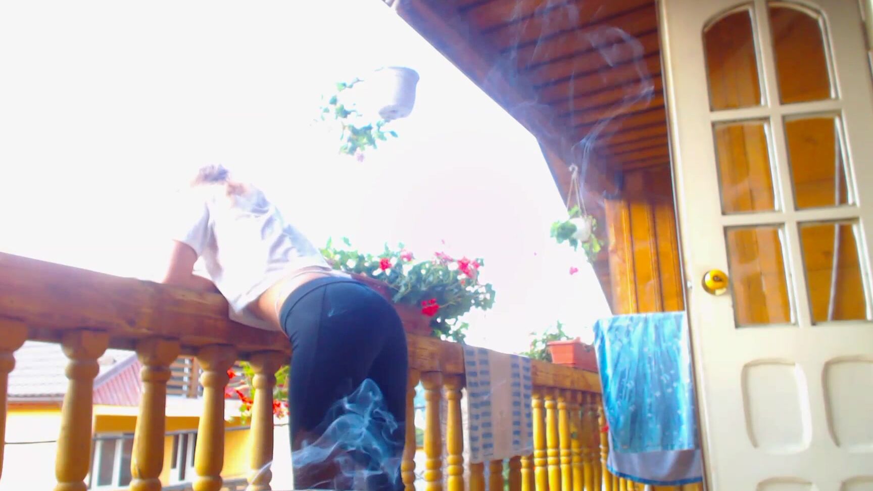 KinkyPornCpl - Hard Wedgie On The Balcony ManyVids