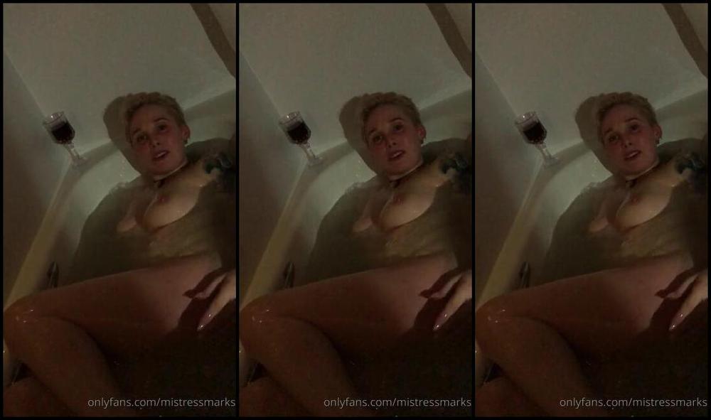 Mistressmarks How About You Join Me In The Bath We We Can Have A Soapy Oily Cum Countdown As I Eat Tarts Drink