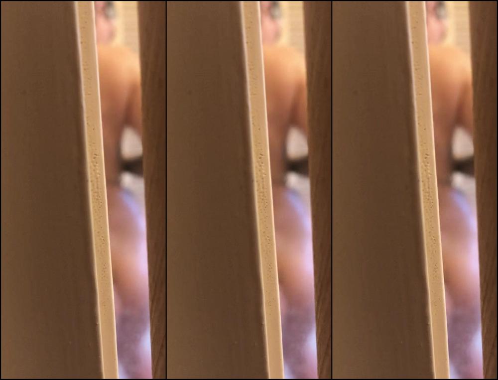 "SuzieLove212" long hair, milf, shower, voyeur, wet & messy Voyeur in the Shower manyvids