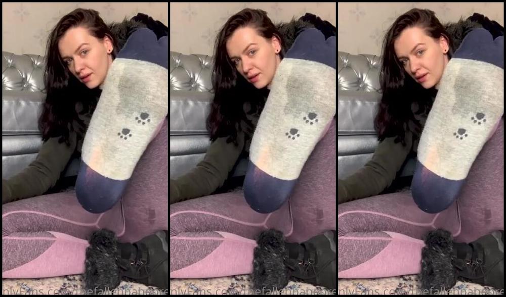 Thefallenbabepremium Onlyfans Winter Booties Socks Removal For Youuuup
