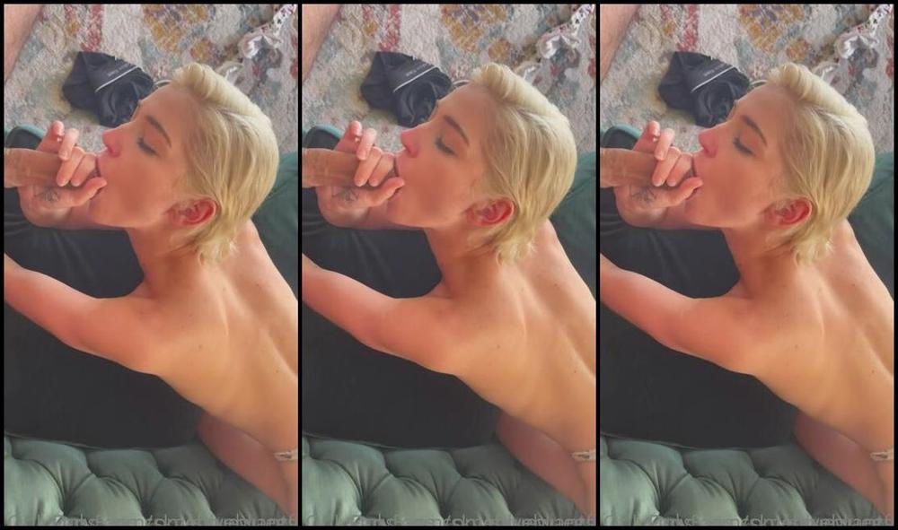 Skyebluegfe Enjoy This Super Hot Blowjob Video Of Me Sucking Imolidavis Cock And Stretching Out My