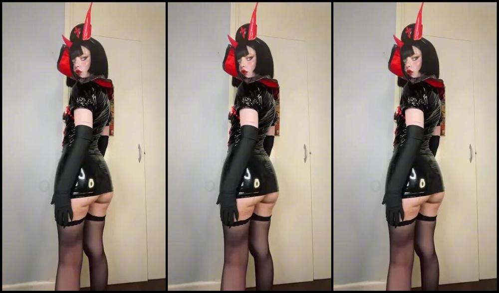 Thecutestkittycat S Nicknamed Thecutestkittycat 12 12 2024 Onlyfans Video Posing In My Pvc Succubus Outfit