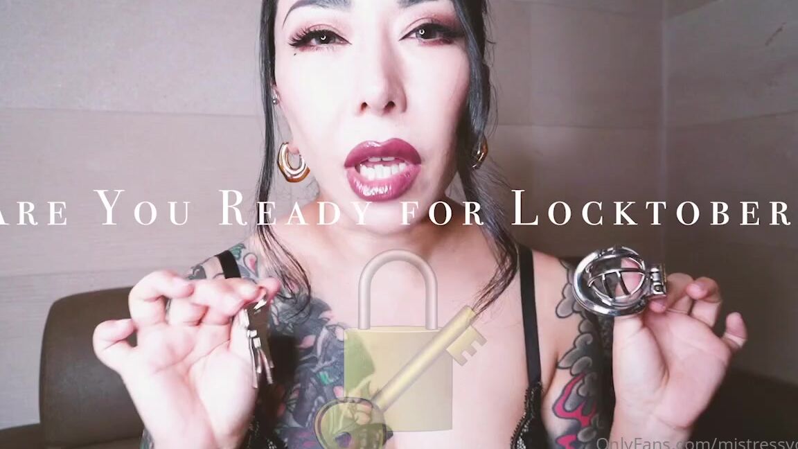Mistressyouko Onlyfans Locktober Has Started This Month You Lock Your Cock And Its Going To Be Totally Under My Cont