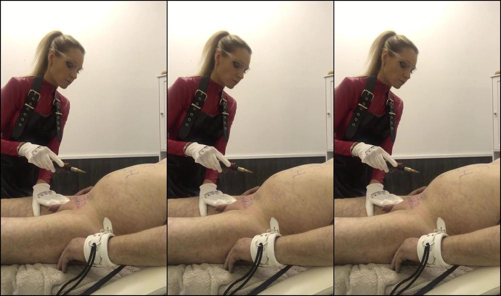 Lady Dark Angel Min Video Of Branding And Owning My Sub With A Soldering Tool