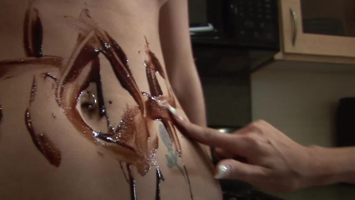 Ass Licking, Big Tits, Food Porn, Food Stuffing, Girl Girl angel long fucked in all holes with fruit and veg ManyVids