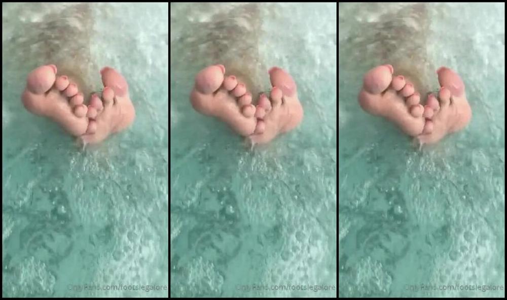 Footsiegalore Onlyfans Soles And Toes In The Spa My Feet Are So Wrinkly From Being In There For So Long
