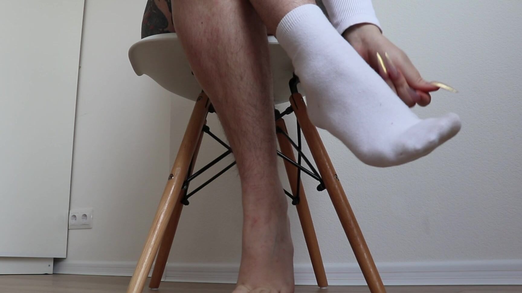 "devillishgoddess" femdom, footfetish, footworship, hairy, socks DRAINED FOR FEET manyvids