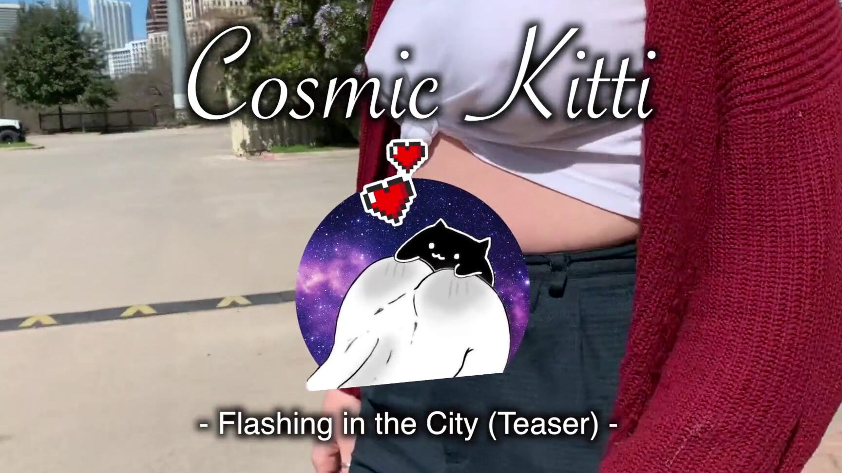 CosmicKitti Hot Girl Flashing in the City Pornhub