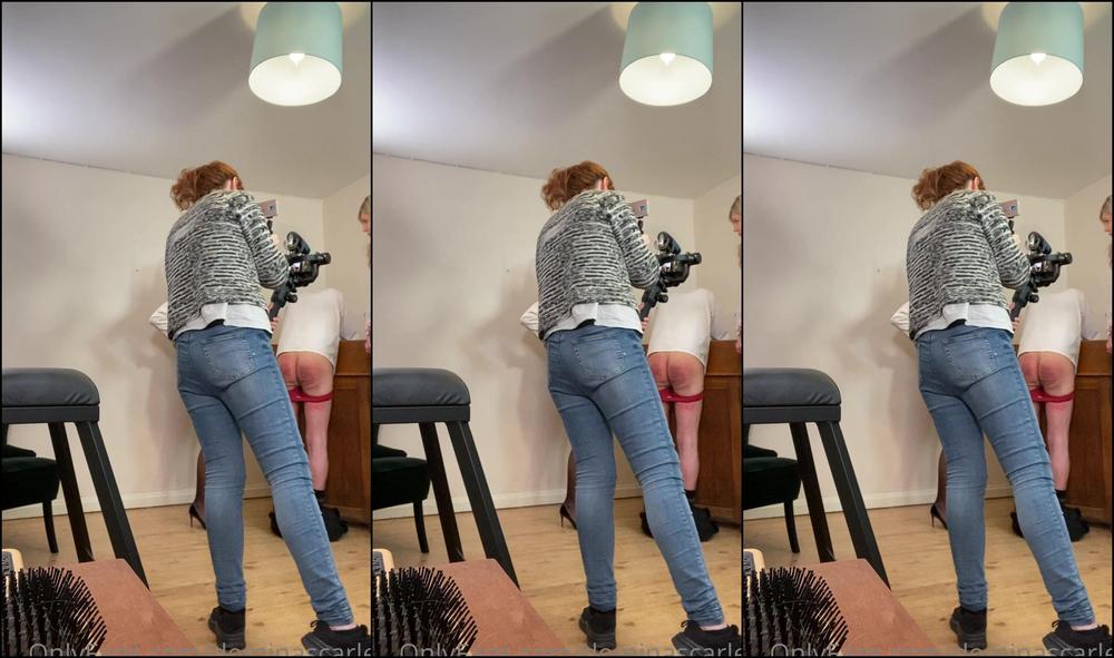 Dominascarlet Behind The Scenes Footage Of Yesterdays Custom Clip Filming With Littlekinkyprincess Roxyelixir