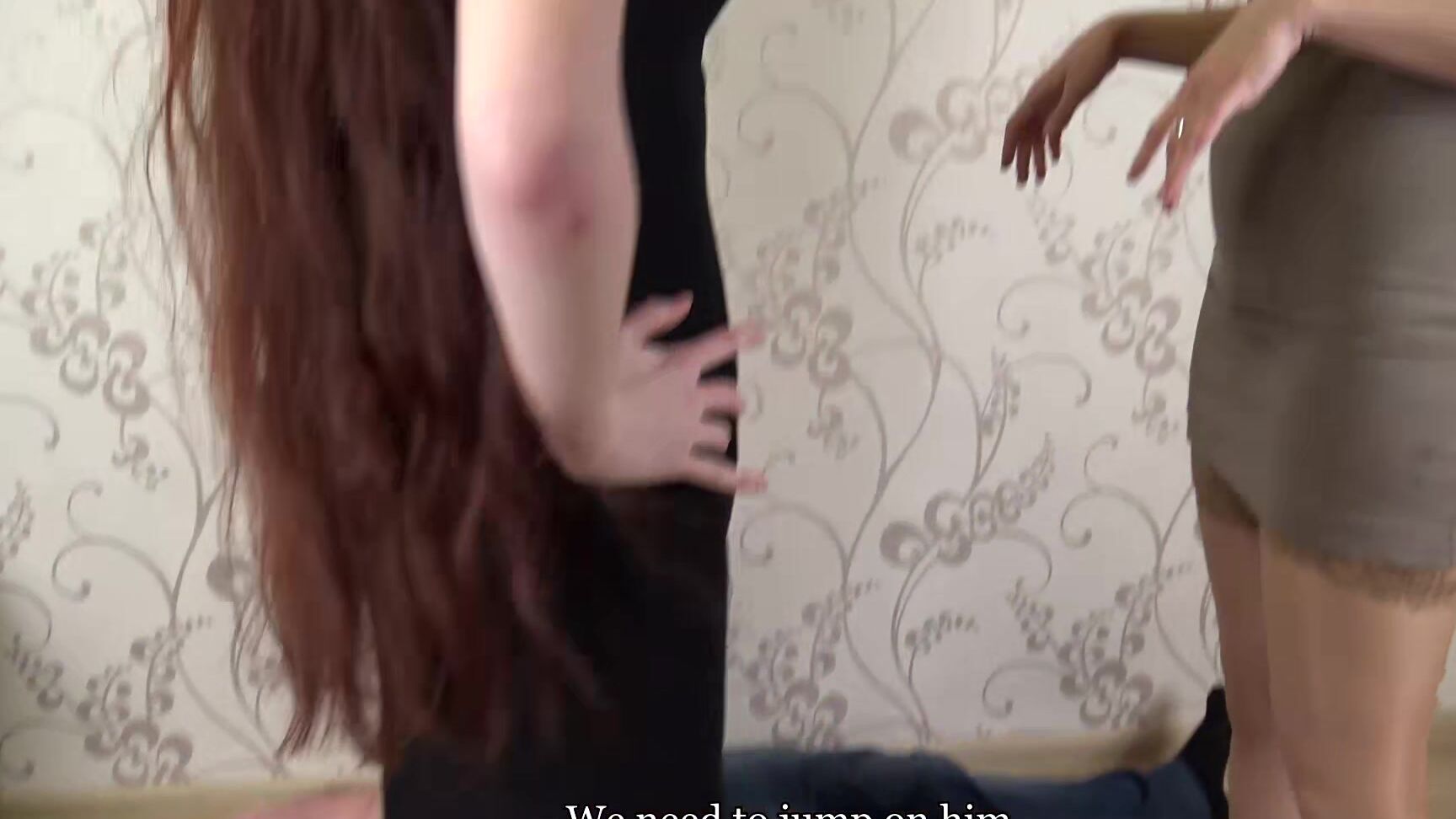 Gabrielle Judy Double Stockings Trampling With Weighing