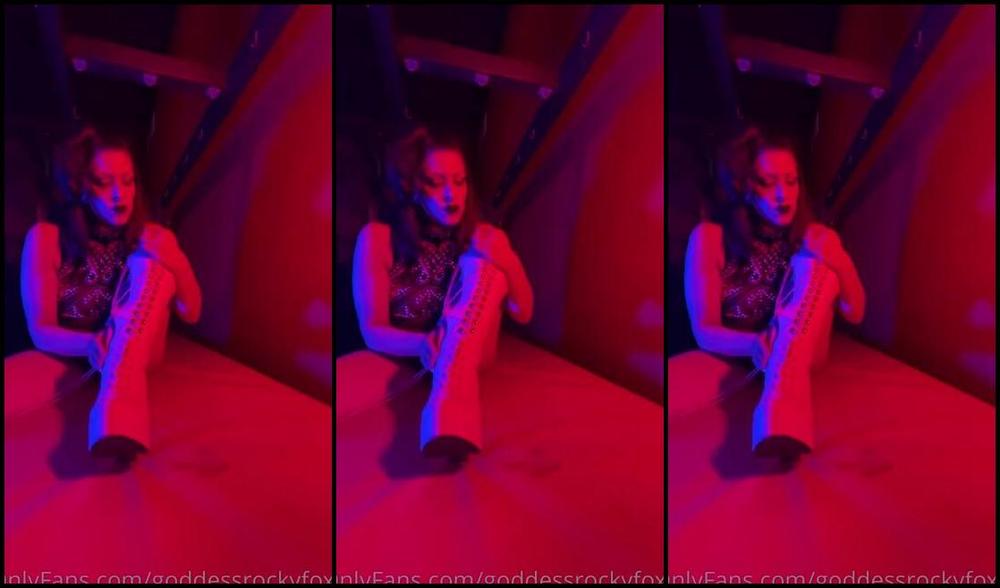 Rocky Foxx Nicknamed Goddessrockyfoxx Onlyfans Silly Girl Playing With My Perfect And Mile Long Legs The Wall Stopped My Stretch Do You Want T 710175