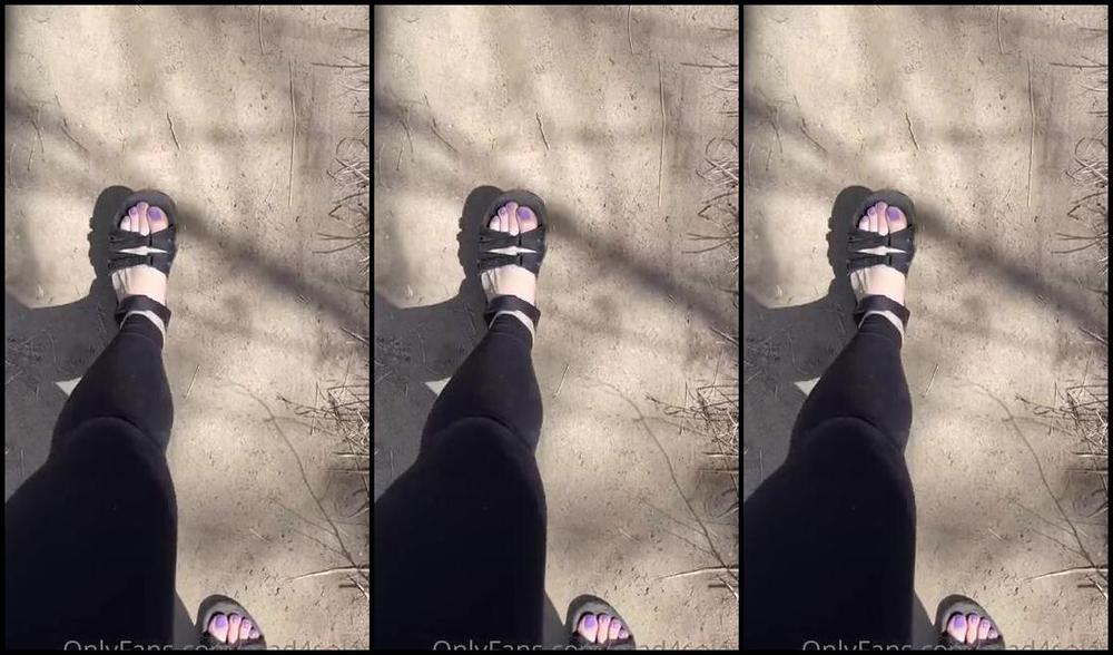 Goddess Mads Nicknamed Mad4Soles Onlyfans Went For A Walk On The Trail Today If Only I Had A Little Leashed Foot Pup Walking In Front