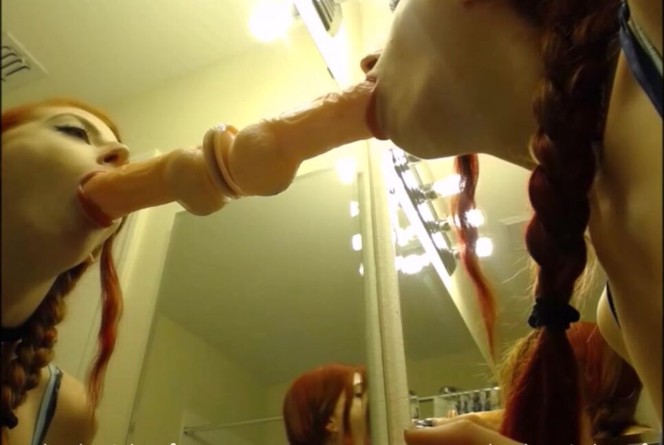 Dildo Sucking, Lipstick Fetish, POV, Smoking, Teens SchuylarWitch dabs and mirror cock sucking pov ManyVids