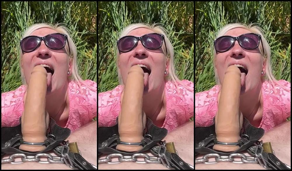 Mistress Bjqueen Nicknamed Mistressbjqueen 07 25 2023 Onlyfans Video Rod Was Wearing A Strap On When We Went For A Walk In The Great Outdoors