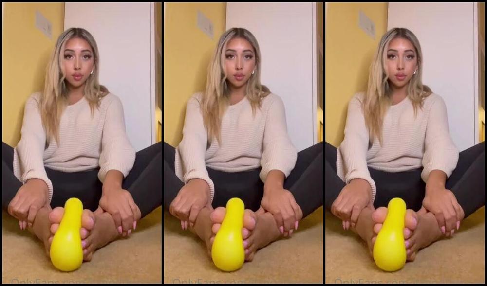 Goddess Lana Aka Itsgoddesslana Onlyfans A Little Foot Crushing For You 2