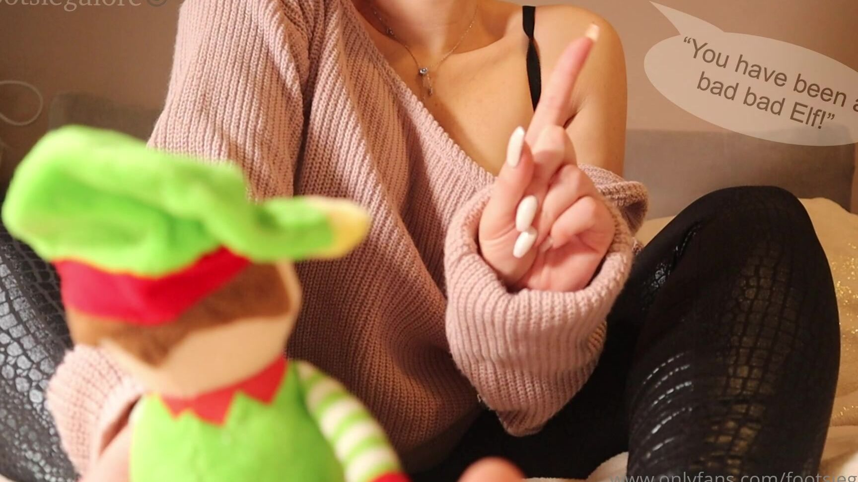 Footsiegalore Footsie Advent Reveal Day This Elf Has Been So Naughty Watch What He Does And Ho