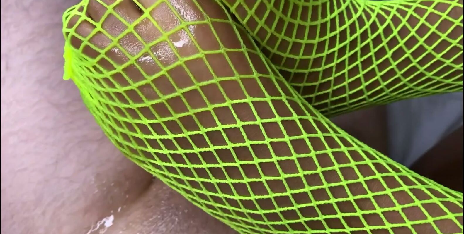 Footjobs, Fishnets, Feet, Foot Fetish, Ebony Foot Fetish first fishnet footjob ManyVids