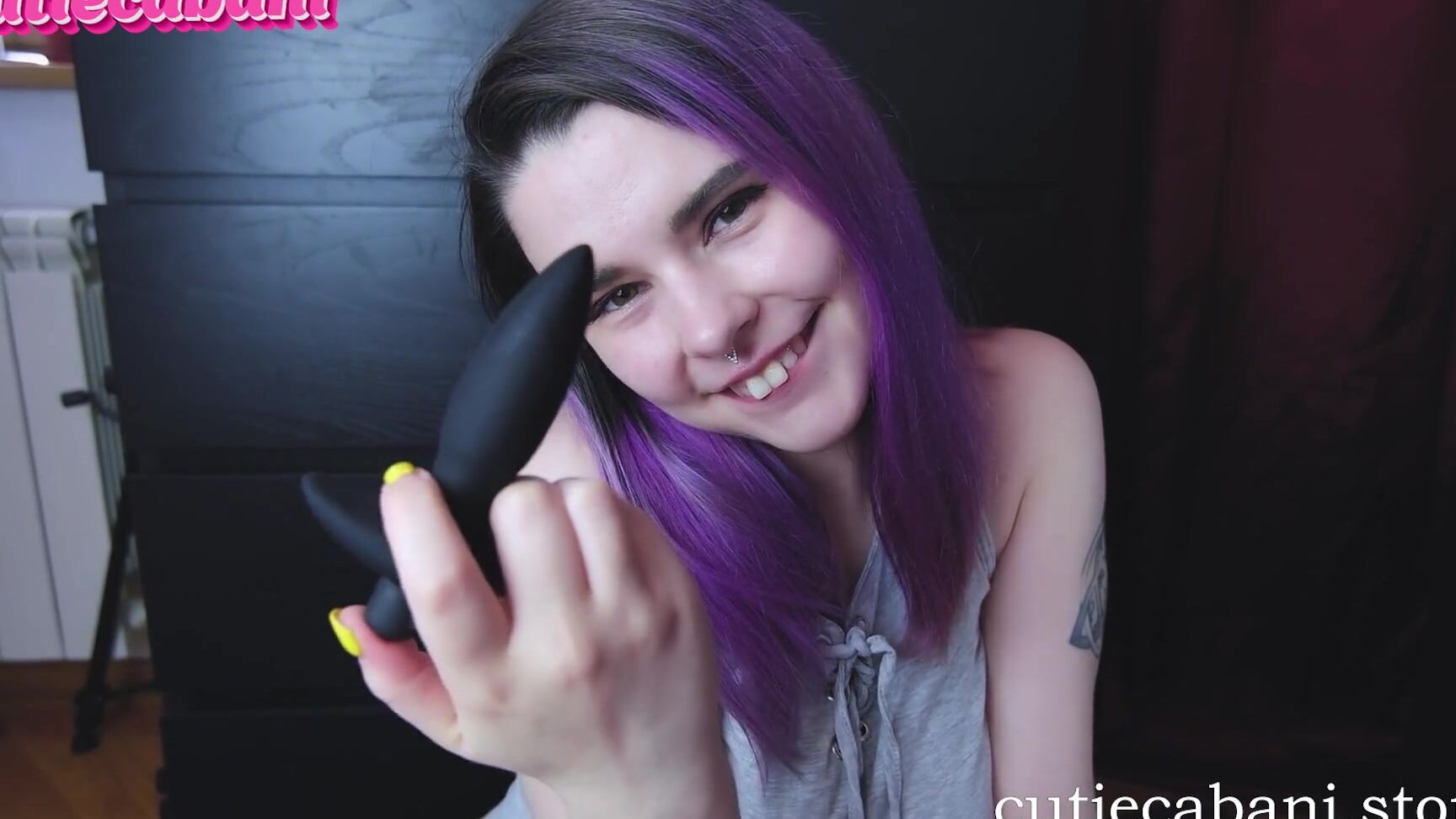 Anal Play, BBC, Butt Plug, Dildo Fucking, Teens (18+) cutiecabani vibratory plug for my ass and bbc dildo ManyVids