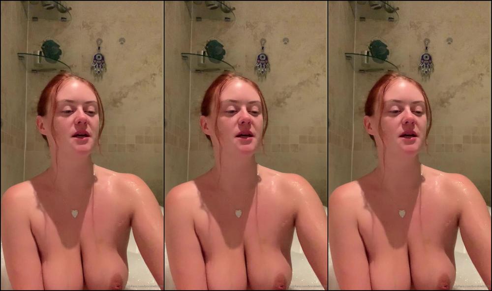 Brookielittleuk Bubbles Bath And Cum