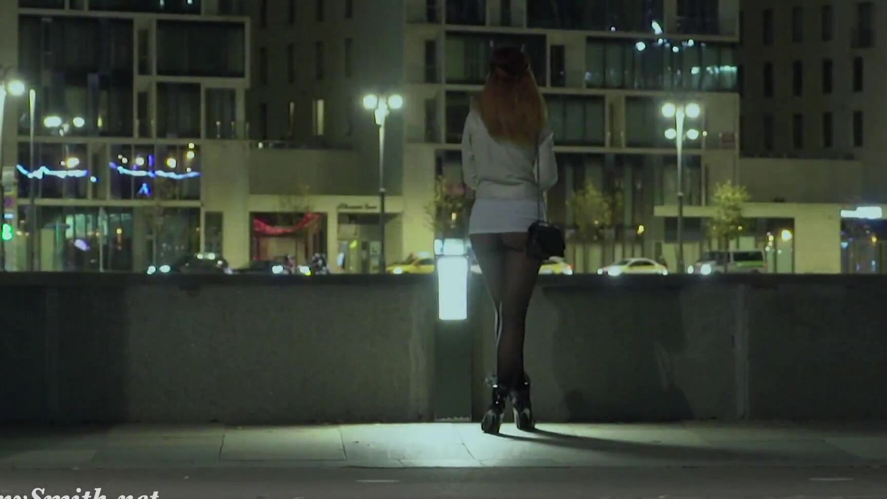 Jeny Smith Deep Evening - Russian Jeny Smith walks in public in transparent pantyhose without panties Pornhub