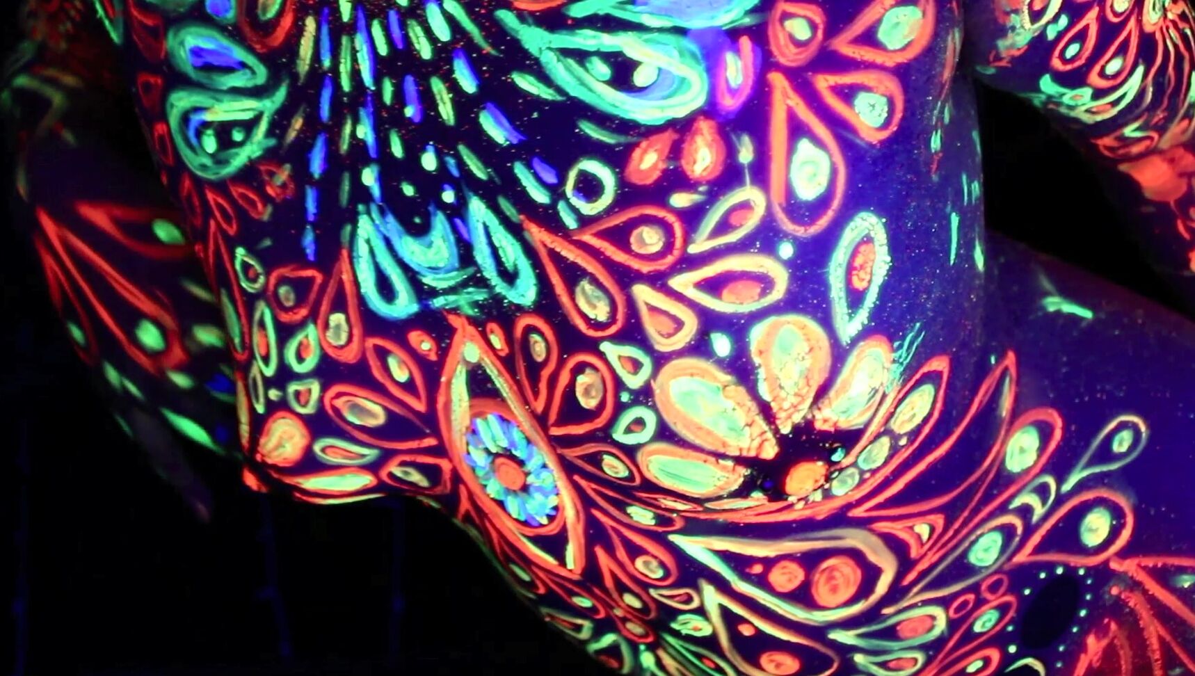 Glow Invocation Body Paint Tease
