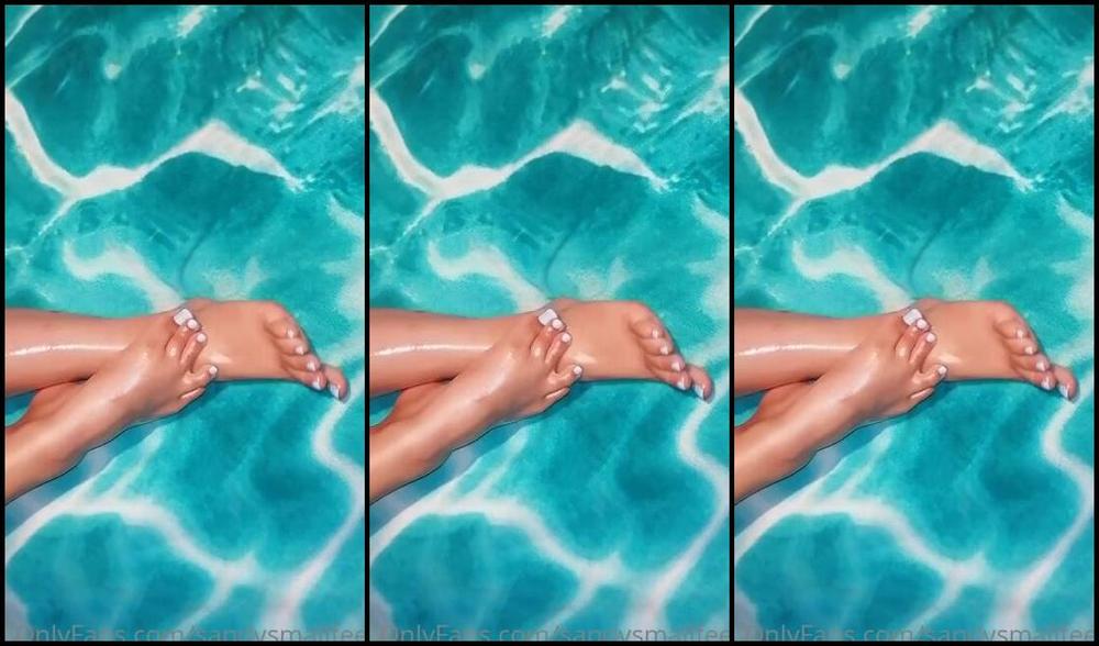 Mica Sandy Nicknamed Sandysmallfeet Onlyfans Oil On My Taned Skin