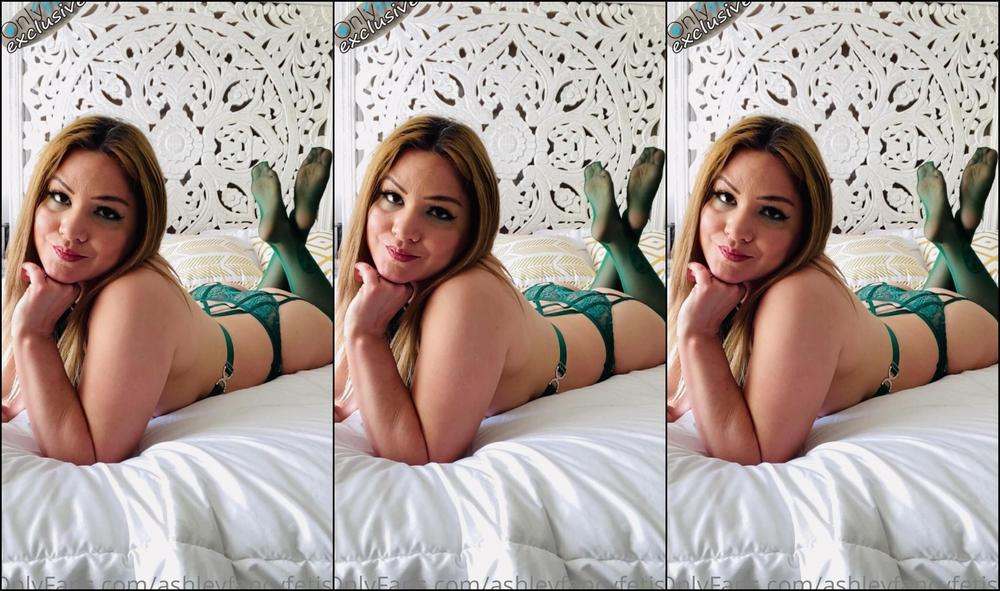 Ashleyfancyfetish Lucky You Green Nylon Joi