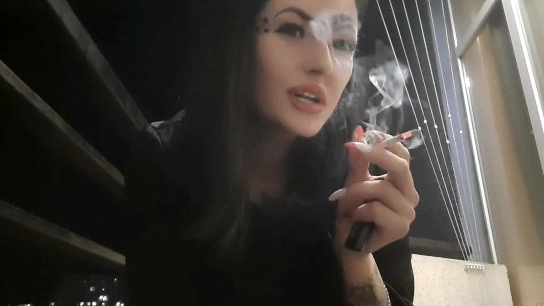 Dominatrix Nika Cigarette smoking fetish by Dominatrix Nika. Mistress seduces you with her strapon Pornhub