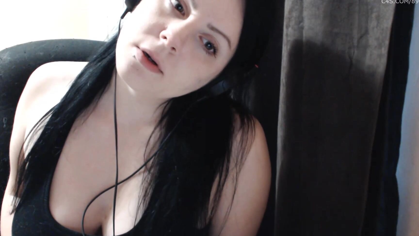 Booty U Yawning Wearing Headphones