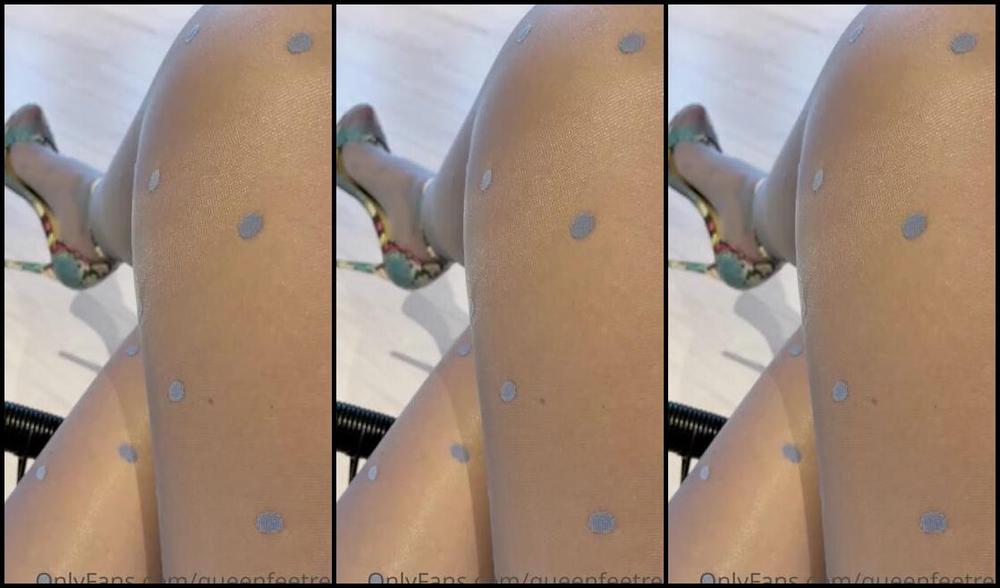Queenfeetred Nicknamed Queenfeetred Onlyfans Would You Count The Dots On My Legs2